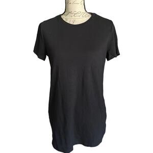 Felina Black Cotton Blend Short Sleeve Shirt Size Medium NWOT
